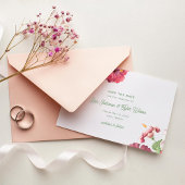 Tropische bruiloft save the date