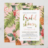 Tropische bruiloft uitnodiging (Voorkant / Achterkant)