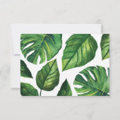 Tropische bruiloft uitnodiging, strand bruiloft Ka Kaart (Achterkant)