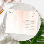 Tropische bruiloft van bestemming sparen de Datum Briefkaart