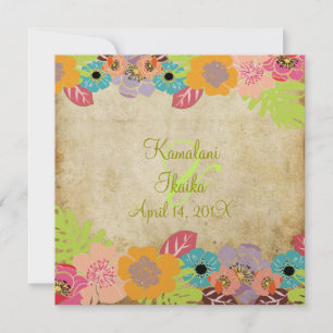  Tropische bruiloft Voeg je achtergrond toe Kaart