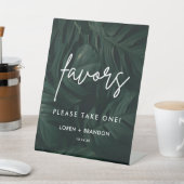 Tropische bruiloft voor bestemming reclamebord met voetstuk (Insitu)