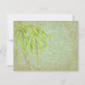  Tropische bruinbruiloft RSVP (Voorkant)