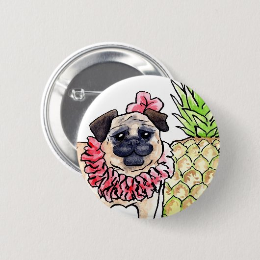 Tropische Button (Voorkant /achterkant)