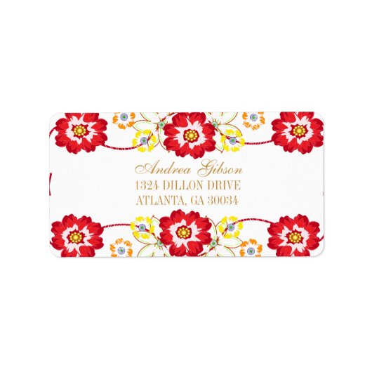 Tropische Cabana Etiket (Voorkant)