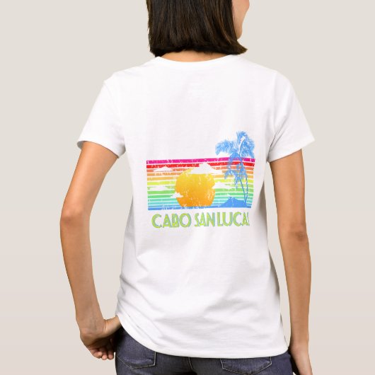 Tropische Cabo San Lucas T-shirt (Achterkant)
