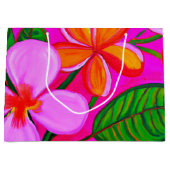 Tropische cadeau groot cadeauzakje (Voorkant)