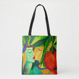 Tropische canvas tas