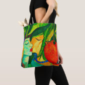 Tropische canvas tas (Dichtbij)