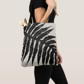 Tropische canvas tas (Dichtbij)