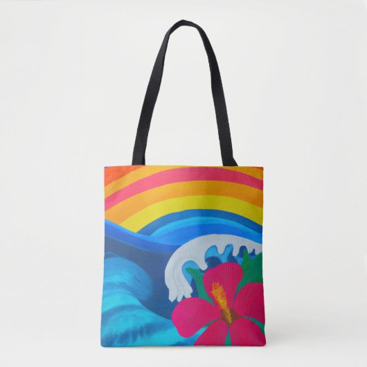Tropische canvas tas (Voorkant)