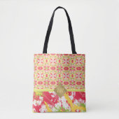 Tropische Canvas tas met Bright verf (Voorkant)