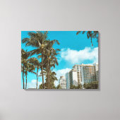 Tropische canvasprint met uitgerekte afbeelding canvas afdruk (Voorkant)