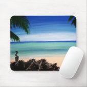 Tropische Caraïbische Baskische Muismat Kunst (Met muis)