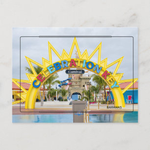 Tropische Caribische Reis Fotografie Souvenir Briefkaart