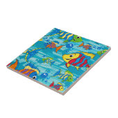 Tropische Cartoon Tegeltje (Zijkant)