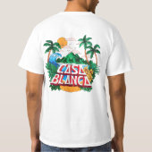 Tropische "Casa Blanca" T-shirt (Achterkant)