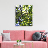 Tropische catalapboom wilde natuur canvas afdruk (Insitu (Woonkamer))