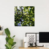 Tropische catalapboom wilde natuur poster (Thuiskantoor)