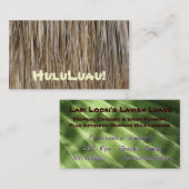 Tropische catering_Authentic Hawaiian Dance Lessen Visitekaartje (Voorkant / Achterkant)