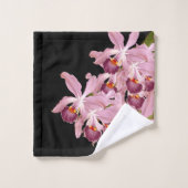 Tropische Cattleya Orchid Flowers Bath Towel set Bad Handdoek (Wasdoekje)