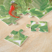 Tropische Cherry Shrimp Aquatic Pet Aquarium Hard Legpuzzel (Zijkant)