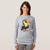 Tropische Chibi Vogel T-shirt (Voorkant volledig)