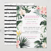 Tropische Chic | Exotisch Monstera Verjaardagsfees