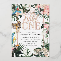 Tropische Chic | Roze Wild One Verjaardagsfeestje
