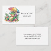 Tropische chill ontspannende gator visitekaartje (Voorkant / Achterkant)