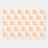 Tropische Chinoiserie Christmas Bar winkelwagen Inpakpapier Vel (Voorkant 2)