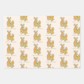 Tropische Chinoiserie Christmas Bar winkelwagen Inpakpapier Vel (Voorkant)