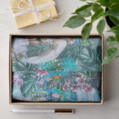 Tropische chirurgische landschappen tissuepapier (Geschenk)