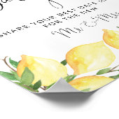 Tropische Citroen Datum Jar Vrijgezellenfeest Post Poster (Hoek)