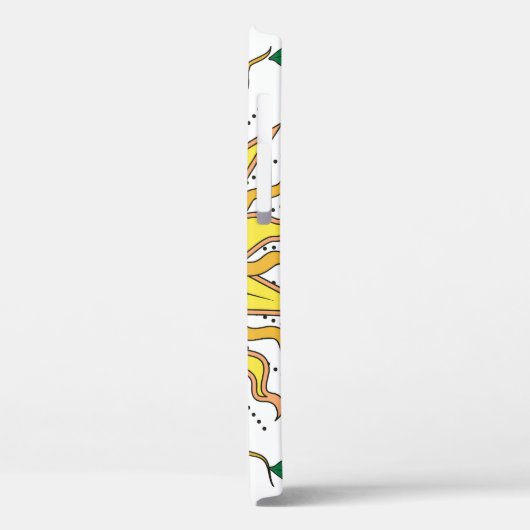 Tropische citroenvruchten, Sun Face. Case-Mate iPhone Case (Achterkant / Links)