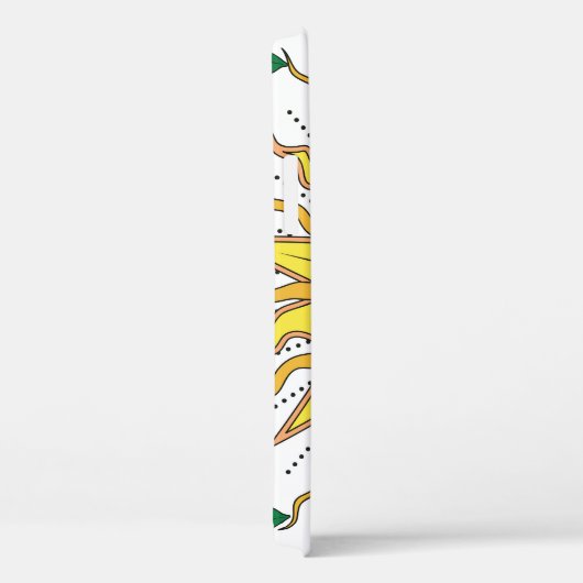 Tropische citroenvruchten, Sun Face. Case-Mate iPhone Case (Achterkant / Rechts)