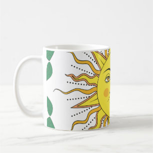 Tropische citroenvruchten, Sun Face. Koffiemok