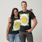 Tropische citroenvruchten, Sun Face. T-shirt (Unisex)