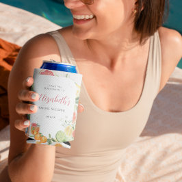 Tropische Citrus Bruidssalon Blikjeskoeler