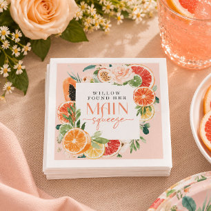 Tropische Citrus Bruiloft Feest Servet