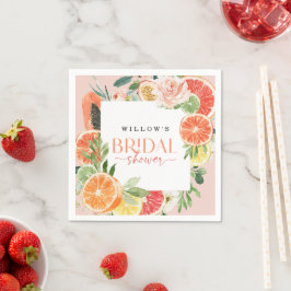 Tropische Citrus Bruiloftsfeest Servet