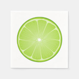 Tropische Citrus Limoen Servet