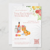 Tropische Citrus Spritz | Vrijgezellenweekend Kaart (Voorkant)