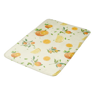Tropische Citrus SUMMER Oranje citroenschijfje Badmat