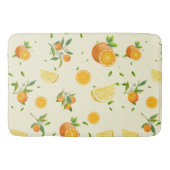 Tropische Citrus SUMMER Oranje citroenschijfje Badmat (Voorkant)