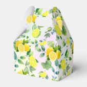 Tropische Citrus zomerverse Oranje citroen Slice Bedankdoosjes (Voorkant Zijde)