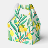 Tropische Citrus zomerverse Oranje citroen Slice Bedankdoosjes (Achterkant)