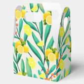 Tropische Citrus zomerverse Oranje citroen Slice Bedankdoosjes (Geopend)