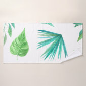 Tropische clipkunst badhanddoek (Badhanddoek)