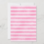 Tropische cocktail flamingo flamingo verjaardag kaart (Achterkant)